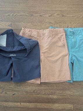 Cat & Jack lot of 3 quick dry golf or casual button shorts